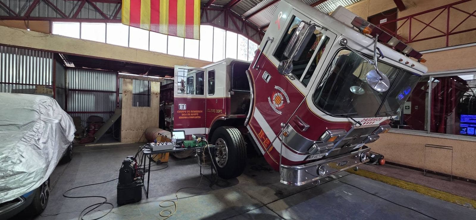 Carro Bomba recuperado — Detroit Diesel 6V92 Turbo DDEC III
